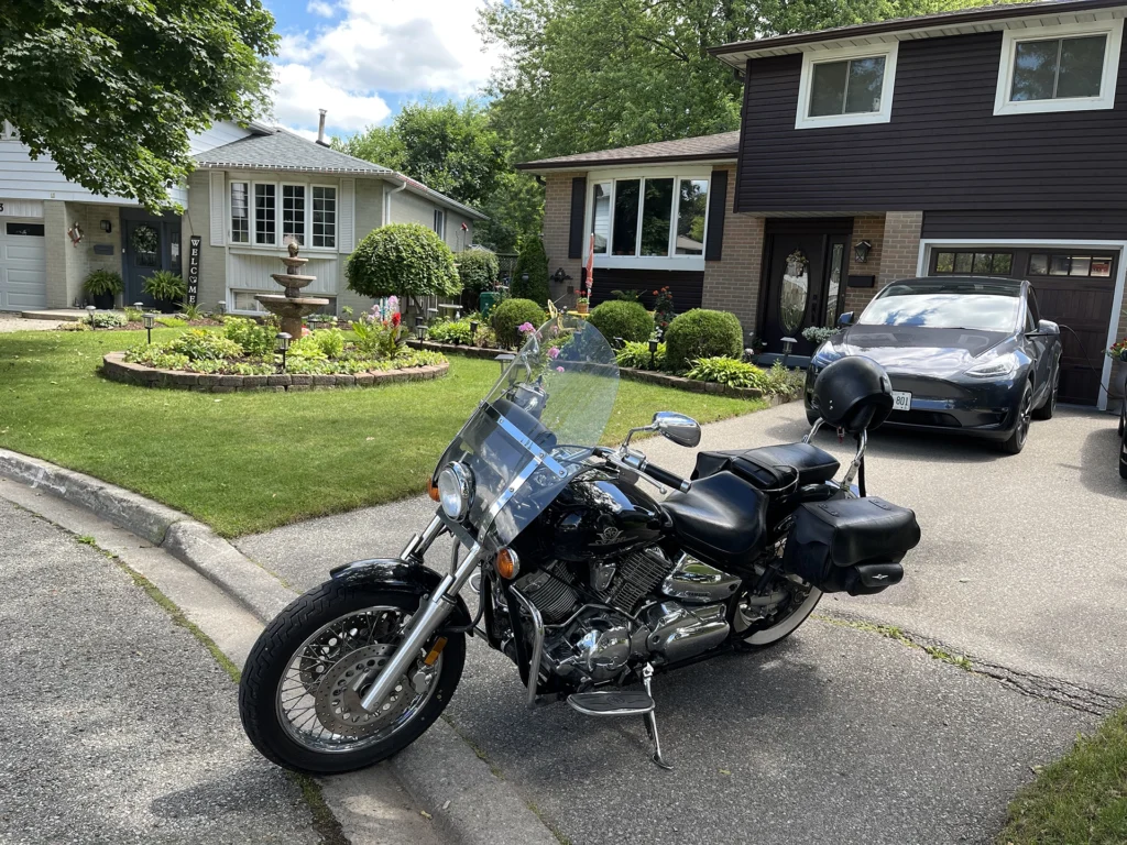 Canadian homeowners reviewing their home and auto insurance coverage